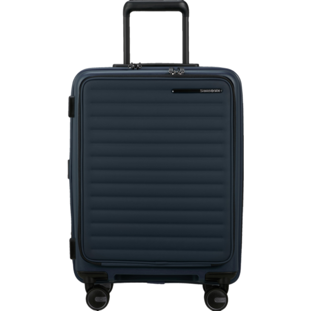 Samsonite Restackd 4-Wheel Spinner 55cm Easy Access Expandable Cabin Case, 42/48L