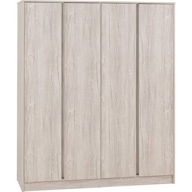 Seconique Malvern Urban Snow 4 Door Wardrobe