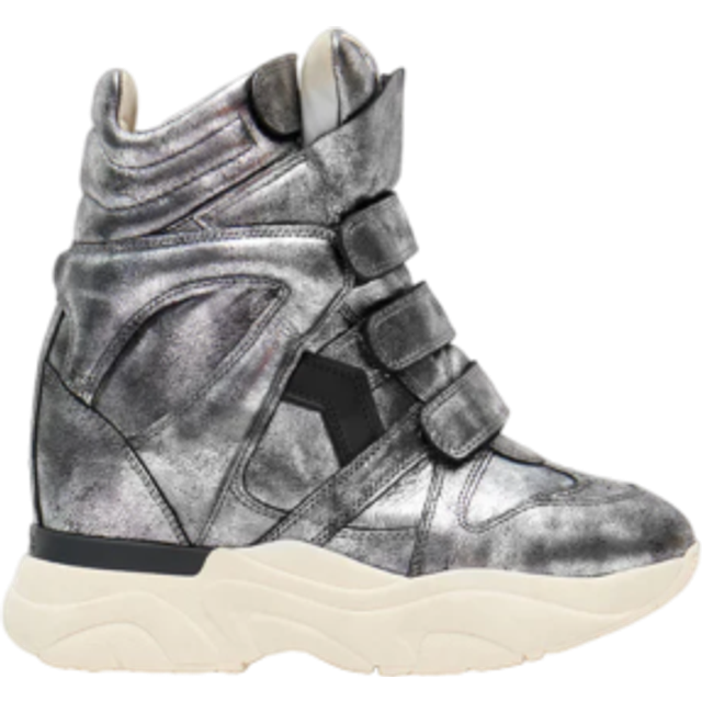 ISABEL MARANT - Balskee sneakers - women - Leather - 36 - Silver