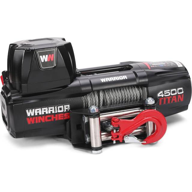 Warrior Winches Vinsch Titan 4500 Elektrisk vinsch - Stålvajer 24V