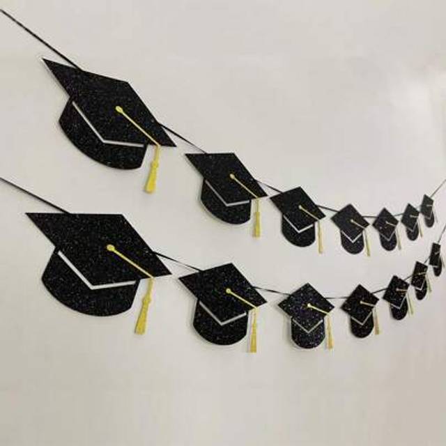 SHEIN 1 Set 2025 Graduation Decorative Banner With Tassel, Class Of 2025 University Graduation Party Decorations, Party Supplies