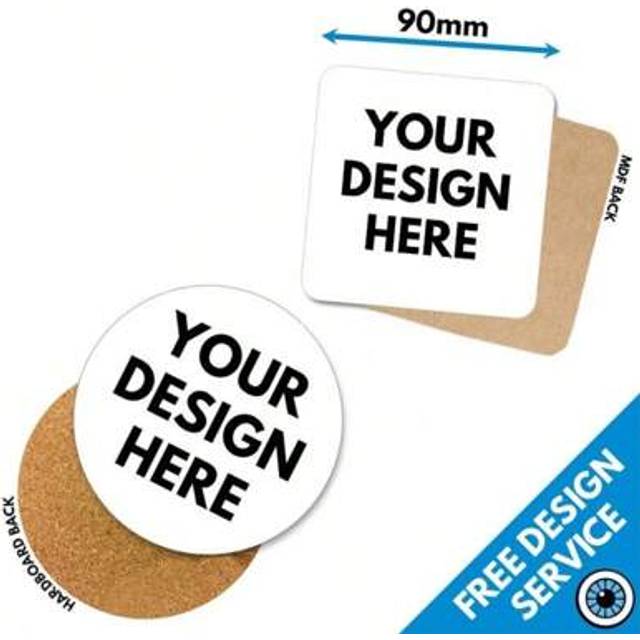 SHEIN Custom Printed Coaster Personalised Drinks Mats Coasters Photo