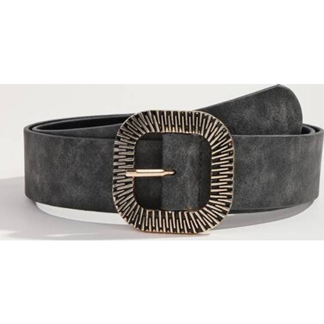 SHEIN Boho Square Buckle Belt With Hole Punch Summer, School Fall, Autumn, Halloween