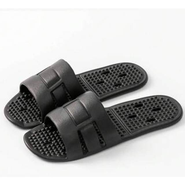 SHEIN Men&#39;s Foldable Slippers, Easy To Carry For Hotel & Travel, Indoor Home Bathroom Shower, Waterproof Anti-Slip EVA Soft Bottom Massage Anti-Odor Flip-Fl