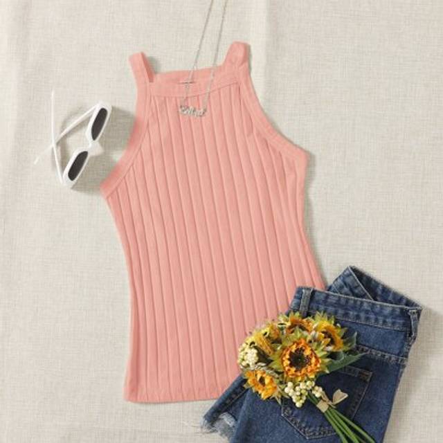 SHEIN Rib-knit Cami Top
