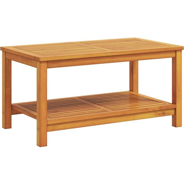 vidaXL Kaffe Bord 110x55x45 cm Massivt Akaciaträ
