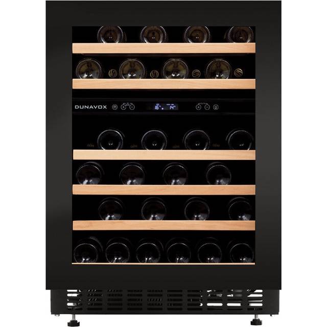 Dunavox DAUF-46-145DBH Wine Cooler - Black Glass
