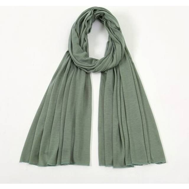 SHEIN 1pc Women&#39;s Jersey Scarf, Fashion Headscarf, Solid Color Hijab, Suitable For All Seasons