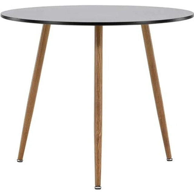 Ebuy24 Polar Black Spisebord 90x90cm