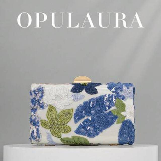 SHEIN OpulAura Sequin Embroidered Floral Box Clutch Bag, Women Fashion Sequin Patchwork Handbag, Party Evening Bag, Random Cut, Suitable For Females, Fit Fo