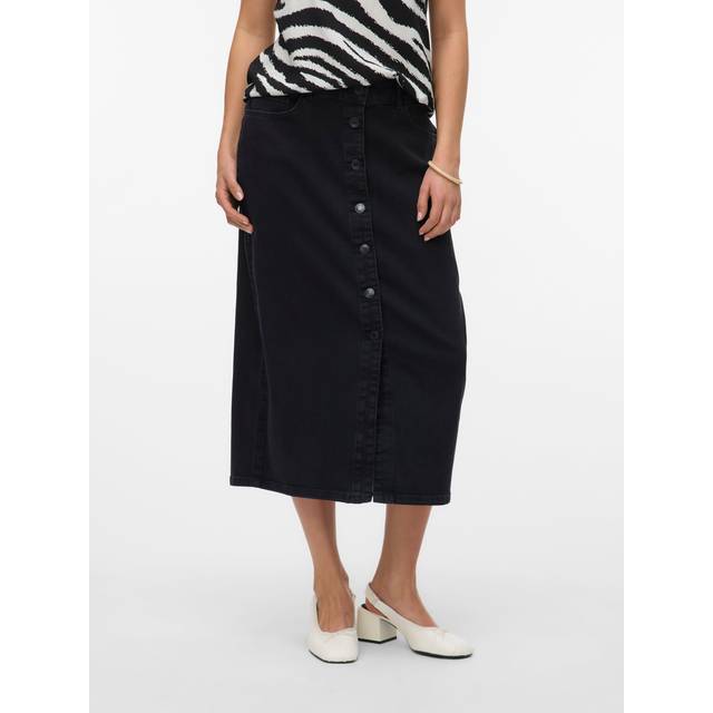 Vmnatty Mid Waist Midi Skirt