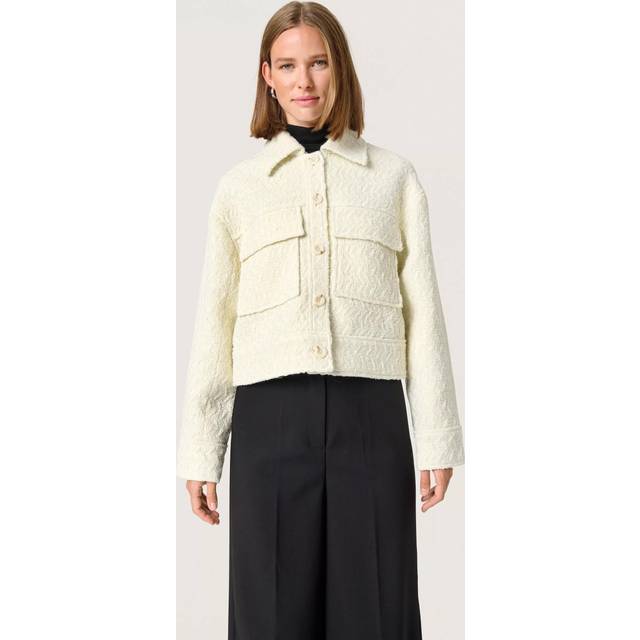 Soaked In Luxury Maree Boucle Jacket, Whisper White