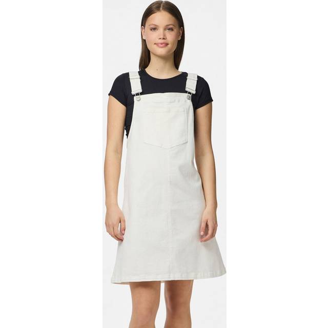 PIECES DAME DENIMKJOLE PCMONICA - Bright White