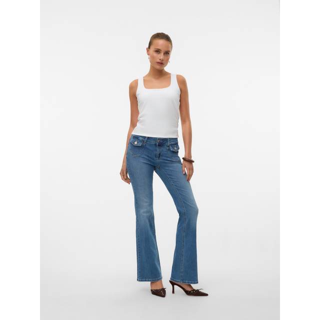 Vmjean Low Rise Flared Fit Jeans