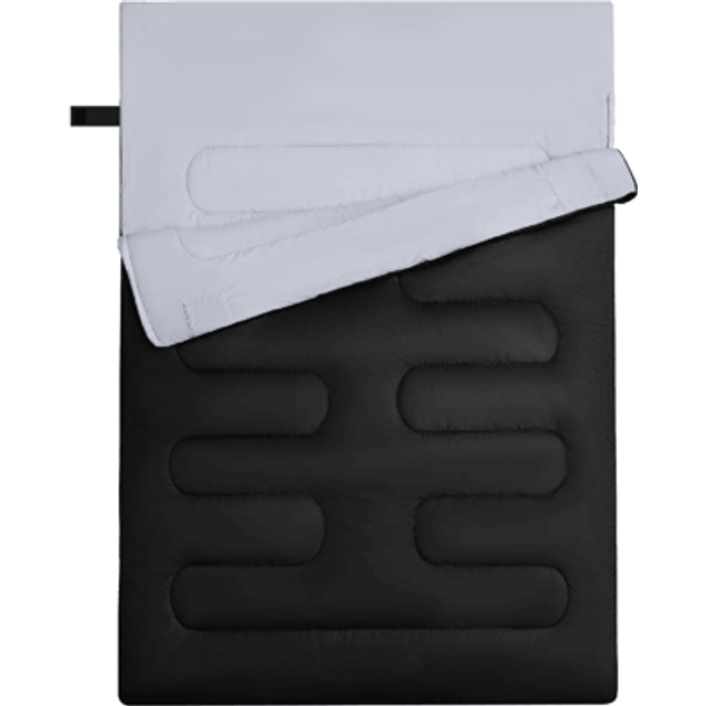 SHEIN Double Sleeping Bag Warm Envelope  3-4 Season Lightweight For Outdoor Backpacking Camping Hiking Travel Bag Indoor & Outdoor