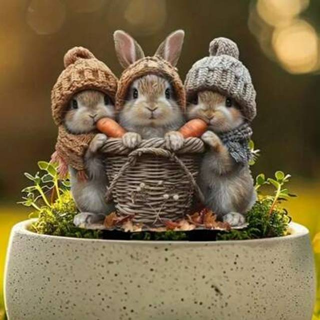 SHEIN 1 Piece, 2D Flat, Decorative Art Easter Acrylic Rabbit Garden Stake, Waterproof Animal Statue, Suitable For Outdoor Decoration Of Flower Pots, Gardens