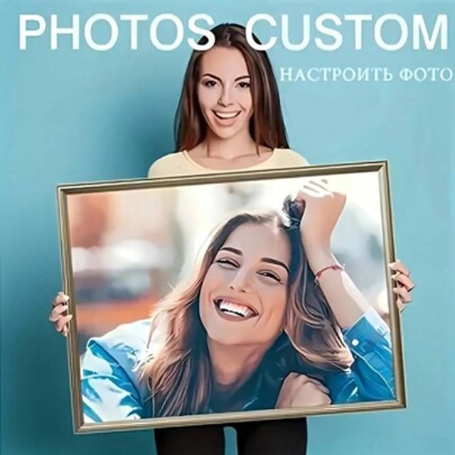 SHEIN 5D Custom Diamond Art Painting, DIY Personalized Photo Your Own Picture, Painting By Pictures Kits, Paint Numbers For Adults Kits Full Drill Adults, C