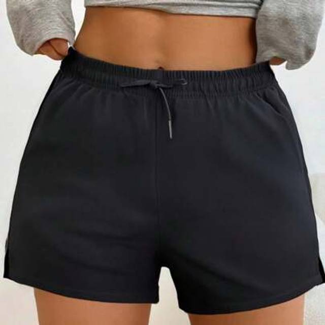 SHEIN 1pc 2025 Summer New Women Sports Shorts, Casual Outdoor Ladies 3/4 Pants