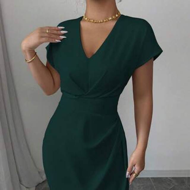 Gloray Elegant French High-End Chic Classy Elegant Goddess Style Dress