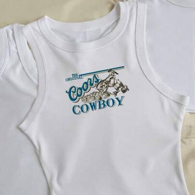 SHEIN Women&#39;s Retro Western Cowgirl Graphic Camisole Tank Top, Versatile Vacation & Casual Wear For Summer