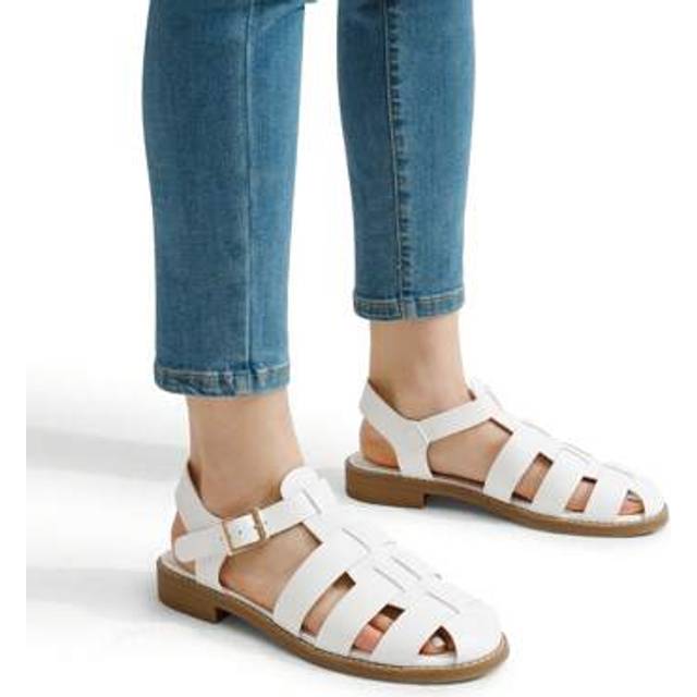 SHEIN Women&#39;s Sandals Flat Ladies Sandals Wedding Summer Strappy Sandals