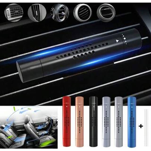 SHEIN Car Air Vent Freshener Blue Clip Perfume Diffuser & 3 Aroma Fragrance Sticks