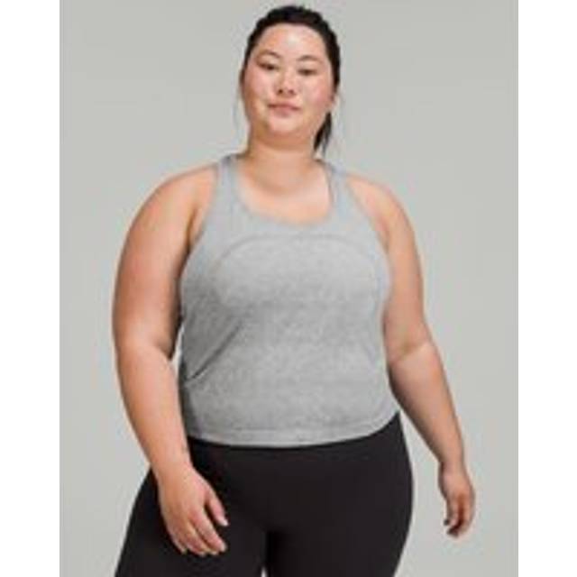 lululemon – Swiftly Tech Tanktop mit Racerback 2.0 Taillenlänge für Frauen – Größe 20 in Slate/White