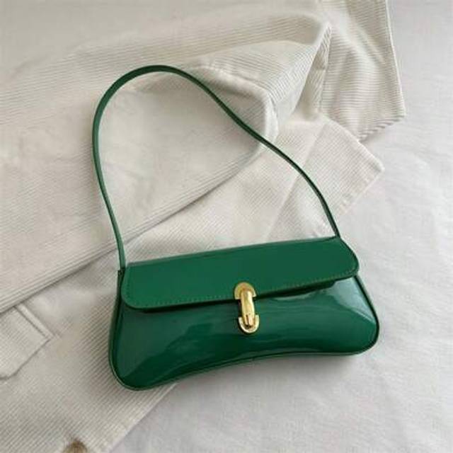 SHEIN Women&#39;s Vintage Faux Oiled Leather Flap Decor One Shoulder Underarm Bag, Suitable For Dating, Outing, Party