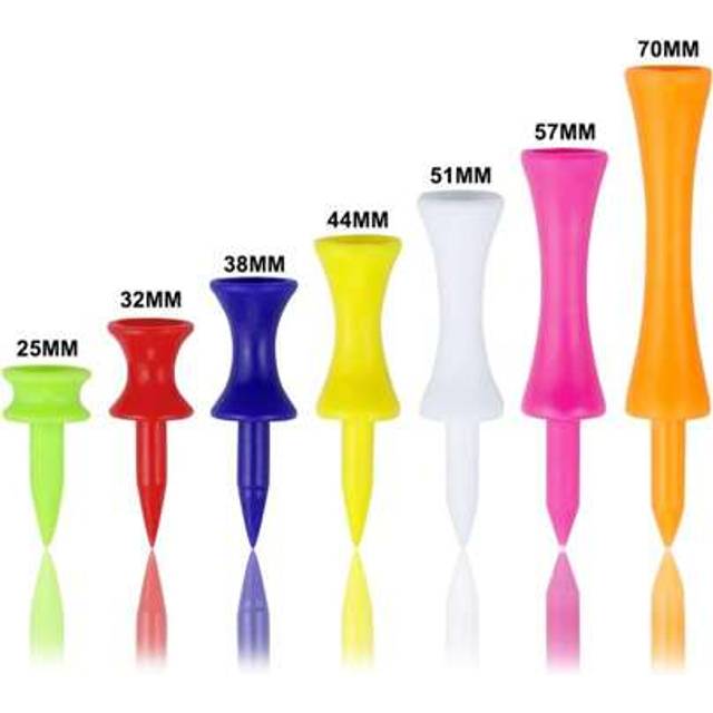 SHEIN 10/20 PCSGolf Tees Plastic,Golf Tees 26MM/32MM/38MM/57MM Castle Tees Long Short Portable Professional For Golfer Practice