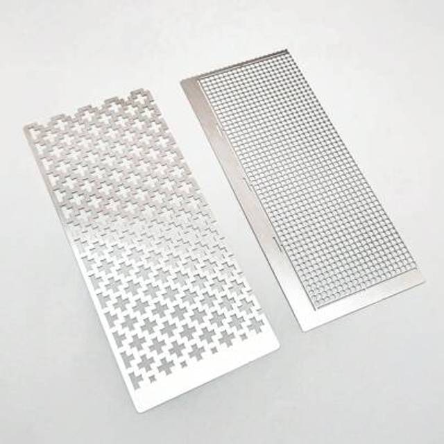 SHEIN Stainless Steel Diamond Painting Grid Ruler, Round Diamond & Square Diamond Grid, Diamond Painting Steel Ruler With 1020+599 Holes, DIY 5D Diamond Pai