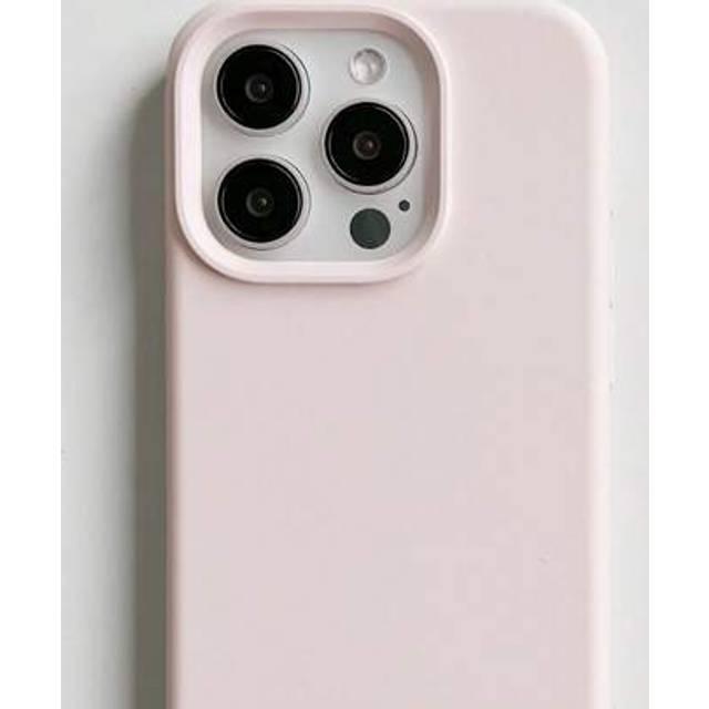 SHEIN Grooved Button High-Quality Liquid Silicone Mobile Phone Case Compatible With IPhone 16 15 14 13 12 11 Pro Max Soft Waxy Eraser Feel Skin Friendly