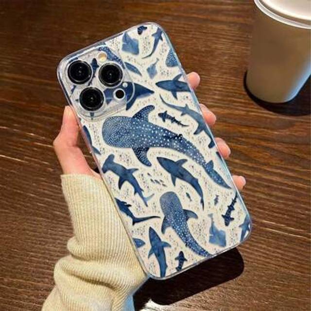 SHEIN Transparent Painted Anti-Drop Phone Case For IPhone 14, 14 Pro, 14 Pro Max, 3D Cartoon For IPhone 13, 13 Pro, 13 Pro Max, Painted For IPhone 11, 11 Pr