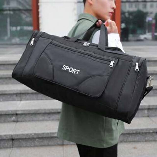 SHEIN Mens Womens Large Holdall Bag Duffle Bag Sports Weekend Travel Luggage Bag Travel Accessories Travel Outfit Airport Travel Stuff Clothes Luggage Bag C