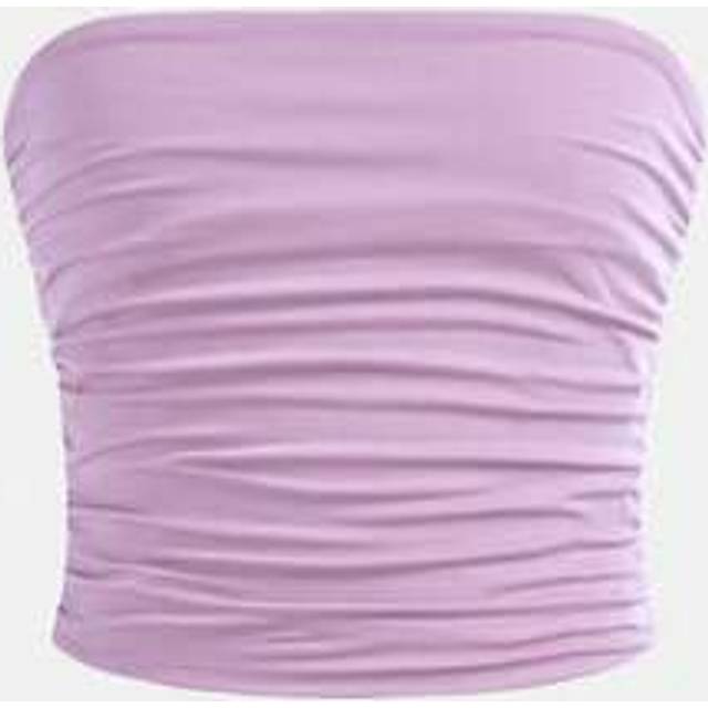SHEIN Tween Girl Simple Comfortable Ruched Elastic Fitted Casual Cami Top