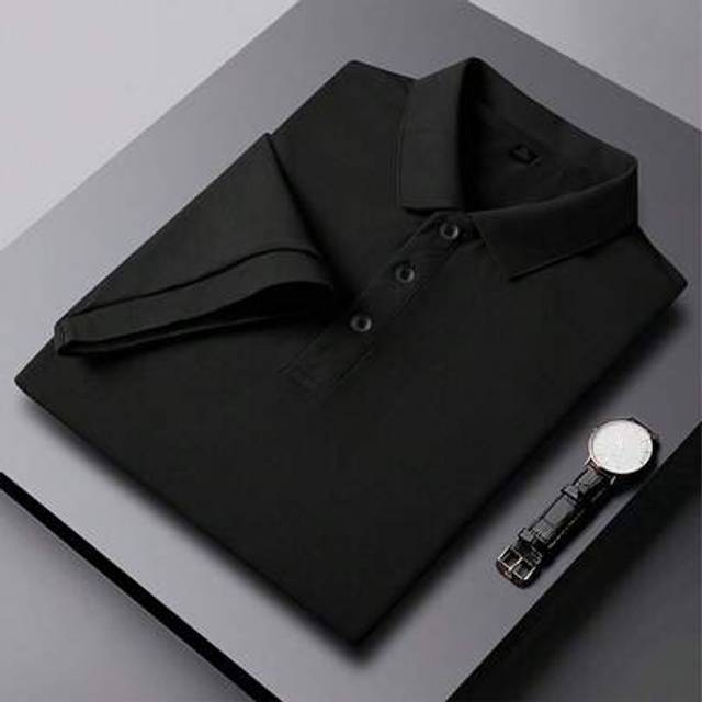 SHEIN 1 Piece Of Men&#39;s Business Casual Short-Sleeved Shirt, Polo Shirt For Work, Leisure And Dates, The Best Gift For Your Boyfriend.