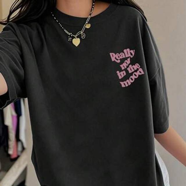 SHEIN Teen Girl Slogan Print Graphic Tees For Girl Short Sleeve T Shirts,Teen Girl&#39;s Summer Tops Crewneck Shirt Blouse