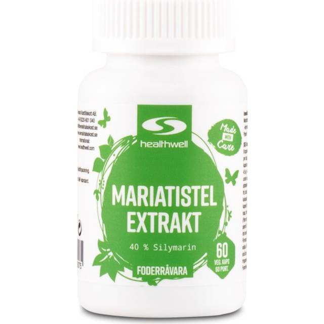 Healthwell Mariatistel Extrakt, 90 kaps