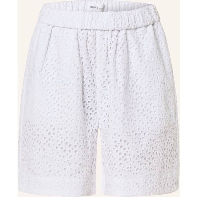 Broderie Anglaise High Waisted Shorts