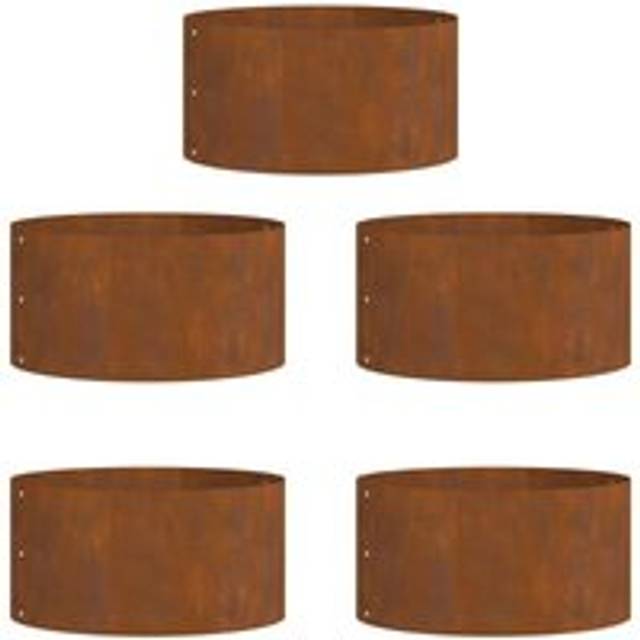 Vidaxl - Corten Steel Planter Corten steel Large Durable