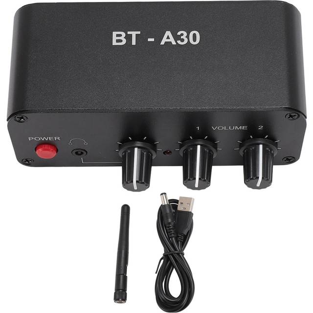 Bluetooth Sound Preamplifier 20dB Dual Op Amp NE5532 Stereo Preamp with RCA 3.5mm Port for Phono