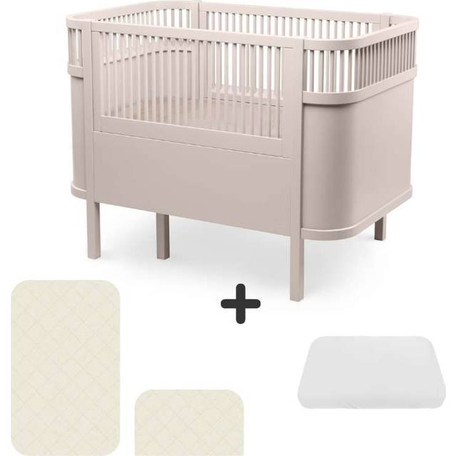 Sebra Sängen - Klassisk - Baby & Jr. - Björknäver Ros - Paket 2