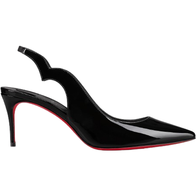 Christian Louboutin Hot Chick Sling 70 Patent Slingback Pump