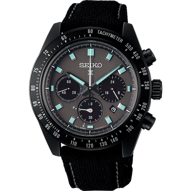 Seiko Herrenuhr Speedtimer Solar Black SSC923P1 - schwarz