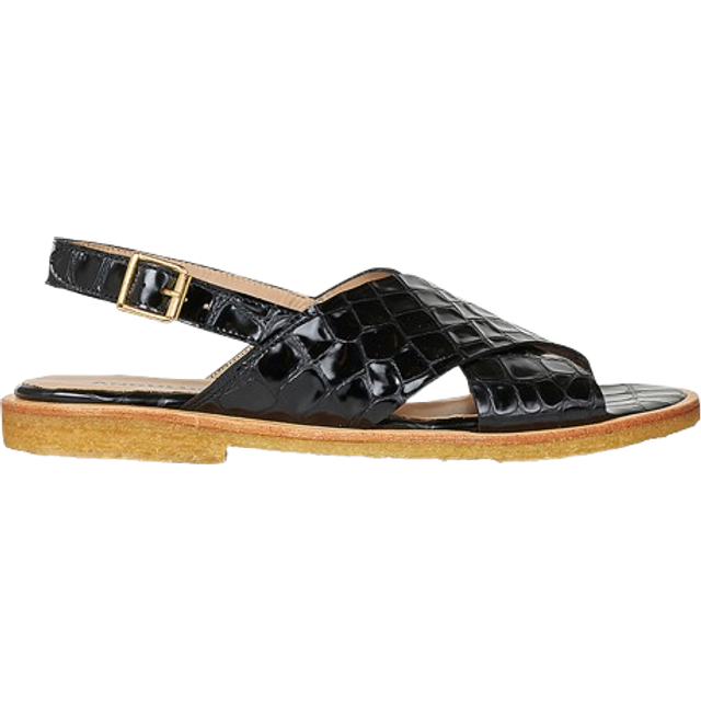 ANGULUS Sandals - Flat - Open Toe - Op |Svart |31-20.4 cm