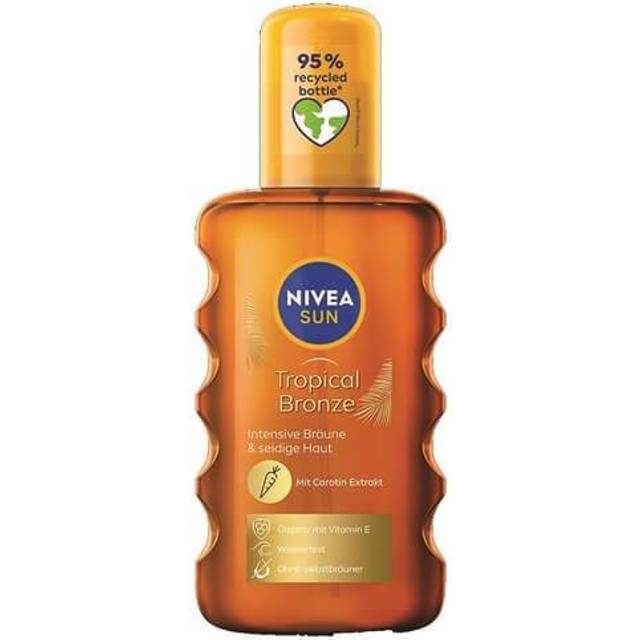 Tropical Bronze Oil Spray SPF 6 (200 ml), Sun Protection for Long-Lasting Tan without Self-Tan, Sun Spray with Carotene Extract and Vitamin E