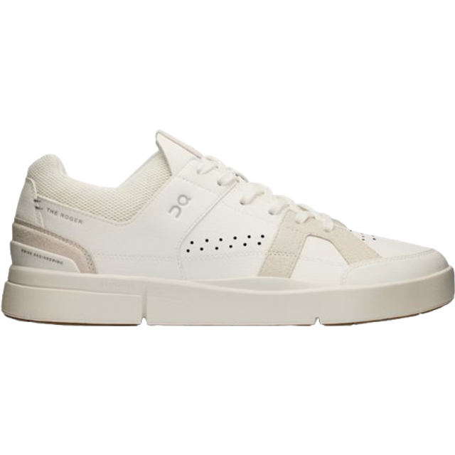 ON RUNNING Menas The Roger Clubhouse White Sand Trainers Colour: White Fabric, Mens Shoe Size: 7