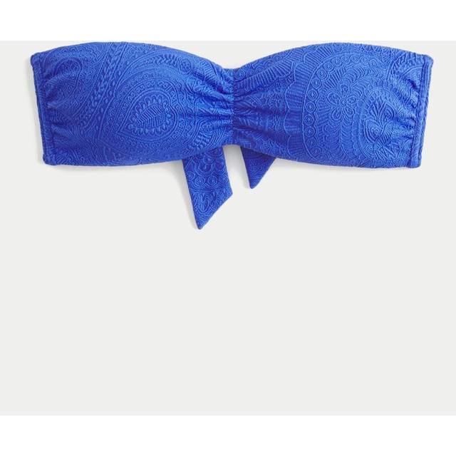 Jacquard Bandeau Bikini Top
