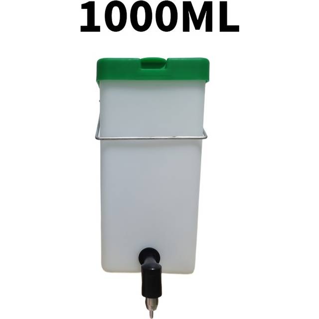 TEMU Portable Hanging Water Bottle For Small Pets - Durable Pp Material, Ideal For Rabbits & More