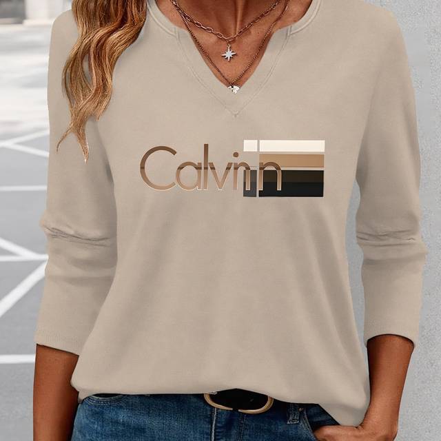 TEMU Fashion Women's Letter -quarter Sleeve T-shirt 19291