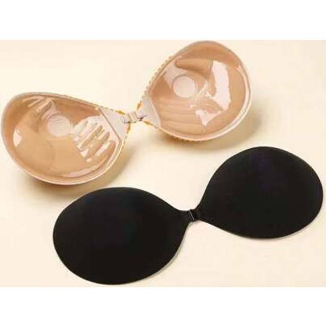 SHEIN 1pc 3CM Thick Adhesive Bra, Backless Strapless Invisible Bra For Small Bust, Reusable Padded Bra